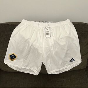 Adidas Authentic LA Galaxy MLS Aeroready Soccer Shorts EH6520 Men’s Sz: XXL